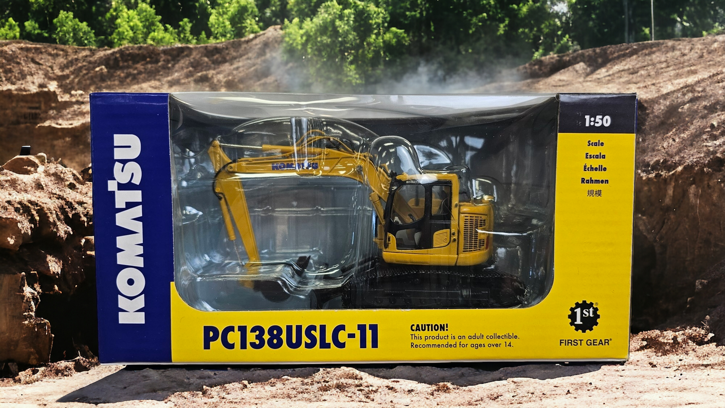 1/50 Komatsu Excavator PC138USLC - 11