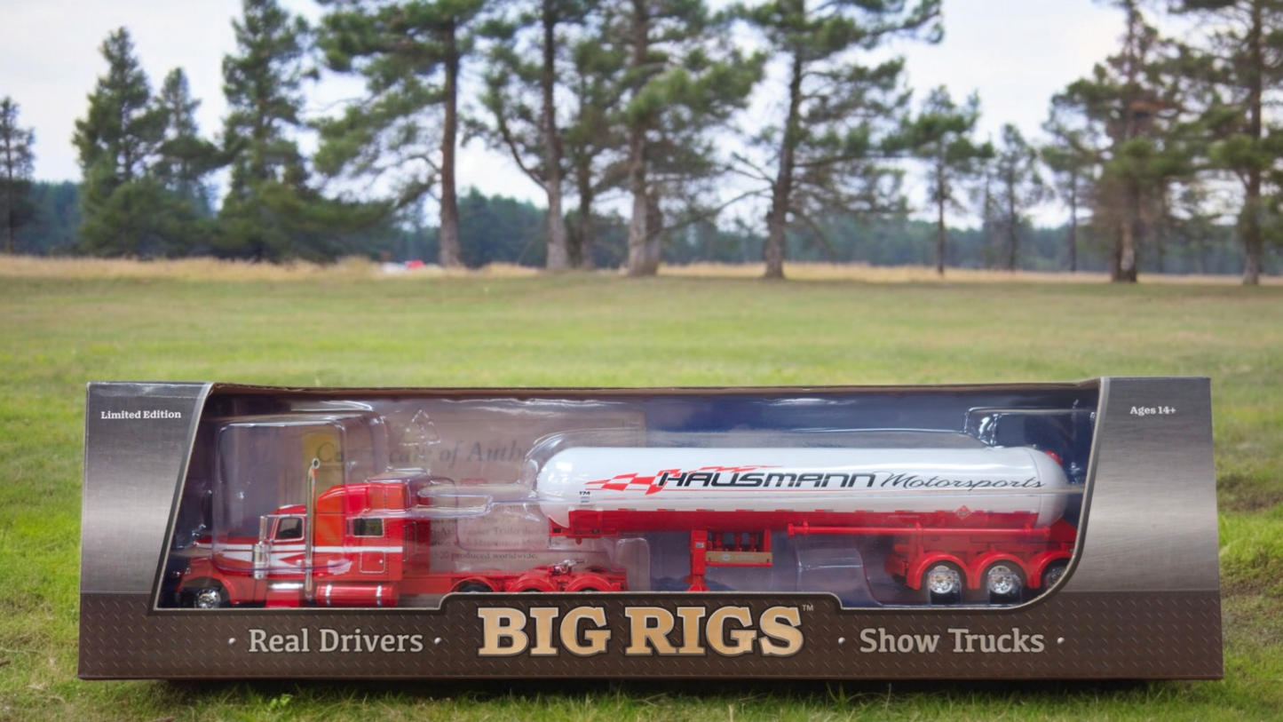 1:64 Scale Pete 389 with Tri Axle Tanker Trailer