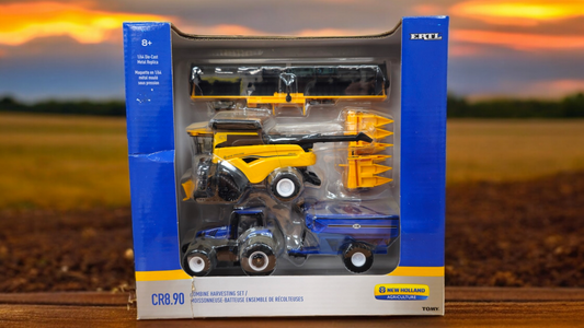 1:64 New Holland Combine Harvesting Set